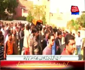 Funeral Ceremony of workers of Private News Channel