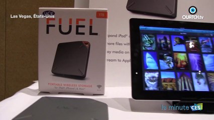 la minute CES S01E23 : La Cie Fuel, 1 To en Wi-Fi pour augmenter la capacité de sa tablette
