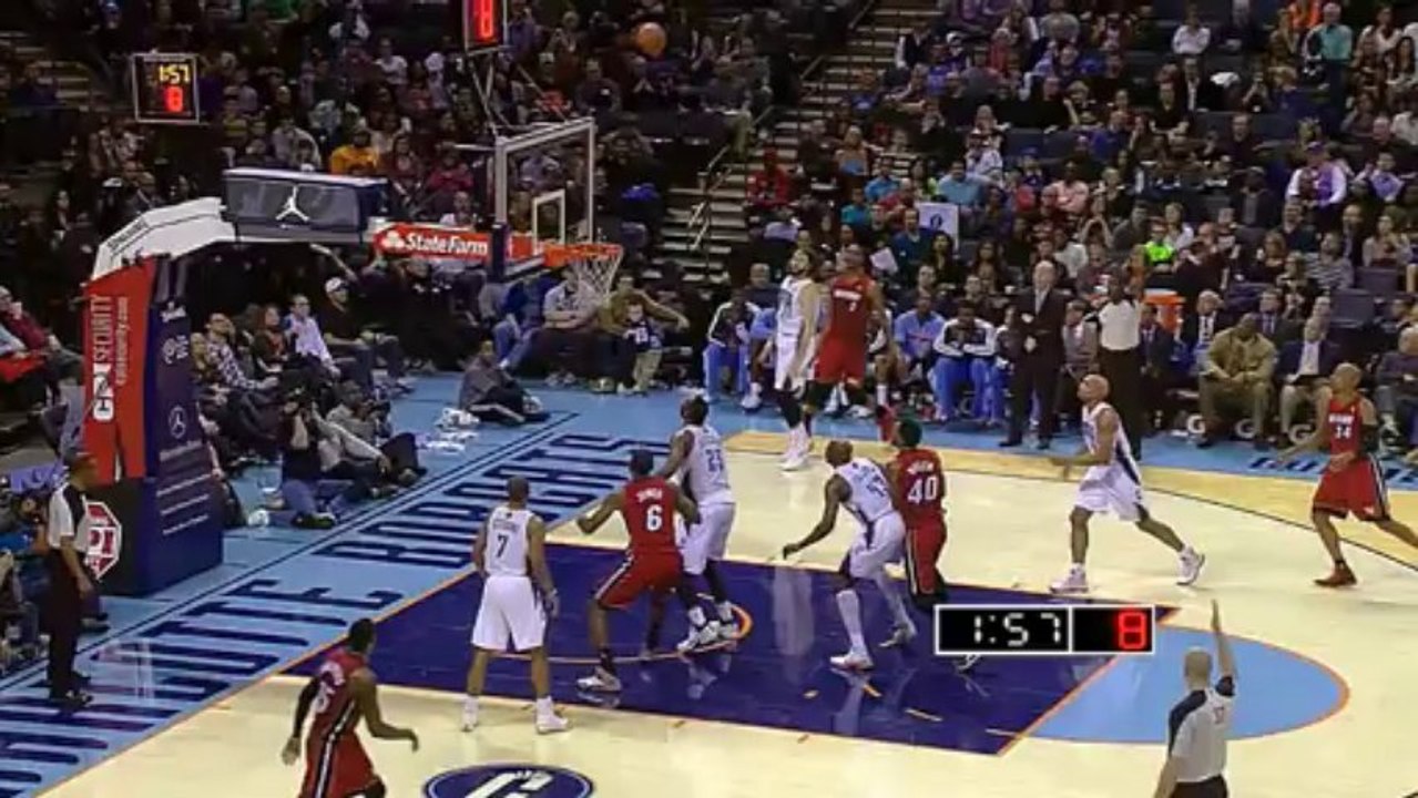 Ref. hit by Bosh