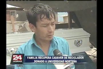 Cadáver de reciclador donado por Morgue de Lima fue devuelto a sus familiares