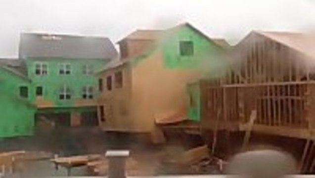 Condo Collapses In Strong Winds