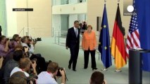 Obama tells Merkel the US won't wire tap