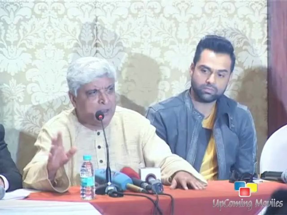 Javed Akhtar on PRESS CONFERENCE "Iska to Muje bahut DHuk Hai"