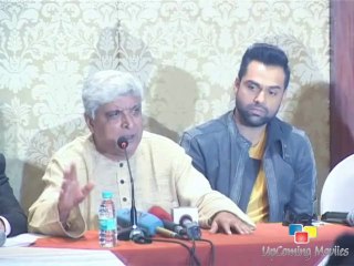 Javed Akhtar on PRESS CONFERENCE "Iska to Muje bahut DHuk Hai"