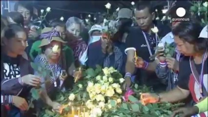 Tayland'da yönetim karşıtı gösteride patlama