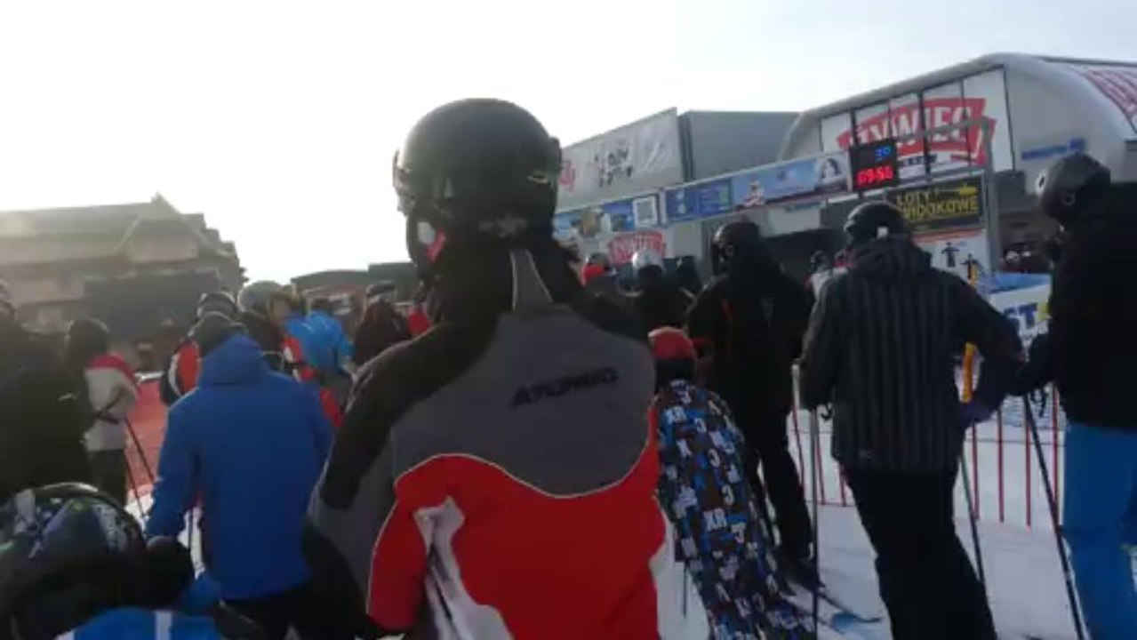 Bartek Bilgoń 17.01.2014. KOTELNICA Białka Tatrzańska zjazd wężykiem