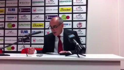 Laurent Buffard après Cholet  - Limoges