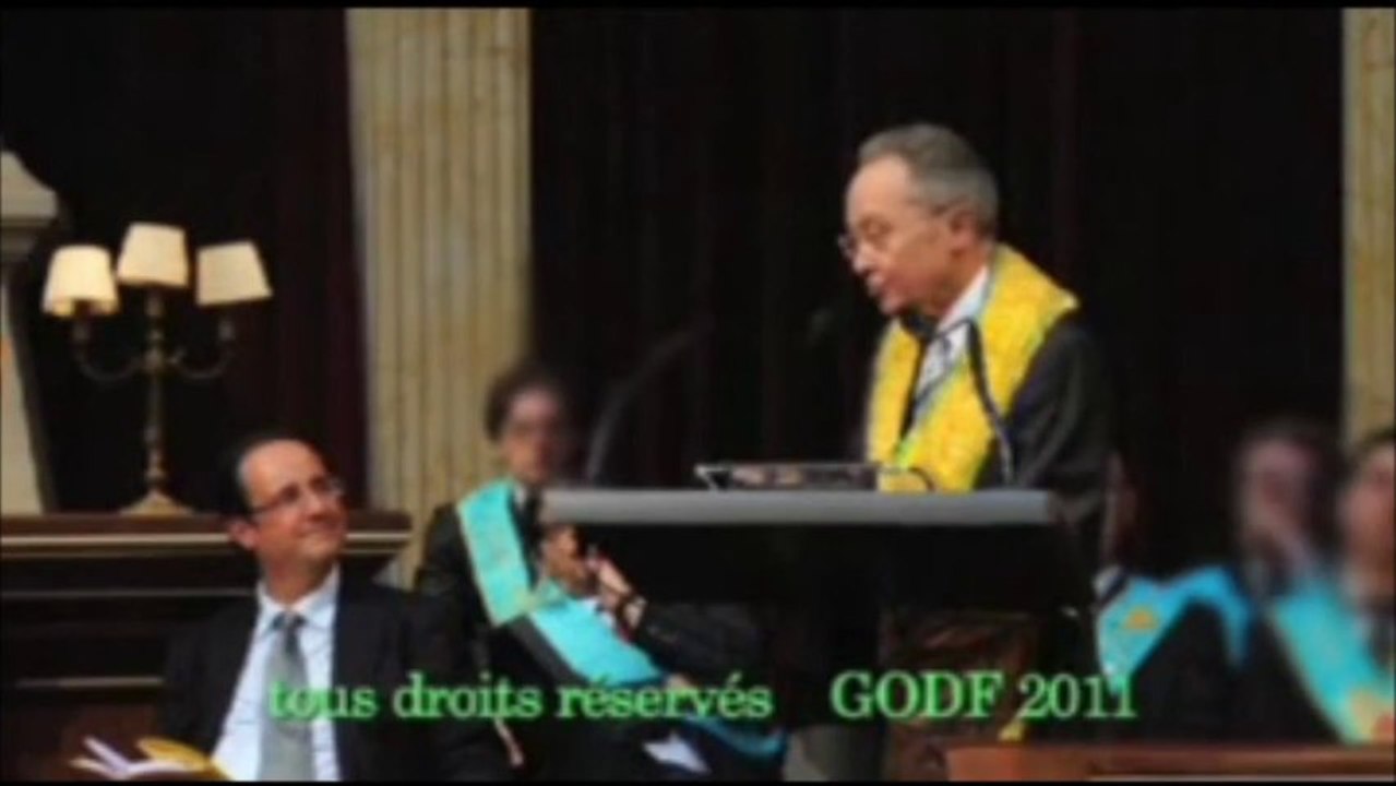 François Hollande au Grand Orient de France 2011