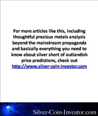 Silver Prices When Monetary Demand Trumps Industrial Demand