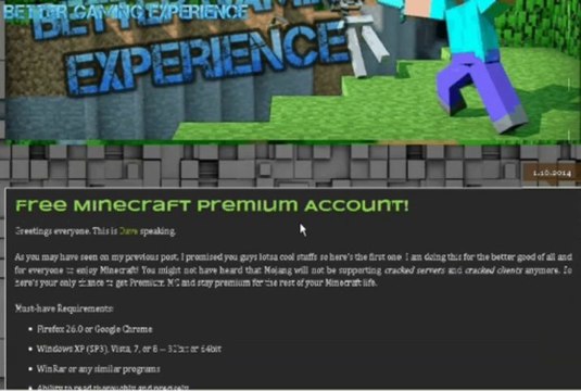Minecraft Premium for FREE | Via Gift Codes Giveaway! | Limited 2014