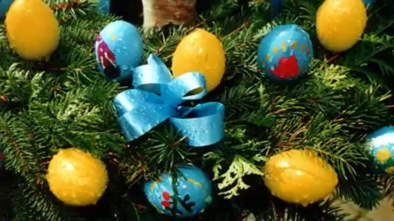 Fränkische Osterbrunnen - Osterbräuche in Franken