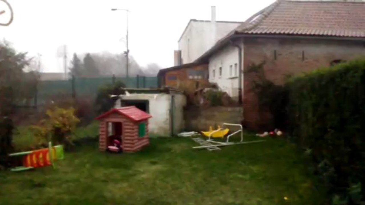 grêle à Bondues. 01.2014