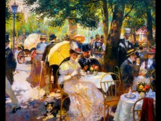 Vladimir Pervuninsky Russian Painter Waltz_ Roses From The South JN. STRAUSS