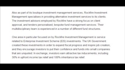 Rockfire Investment management – Partners and brokers