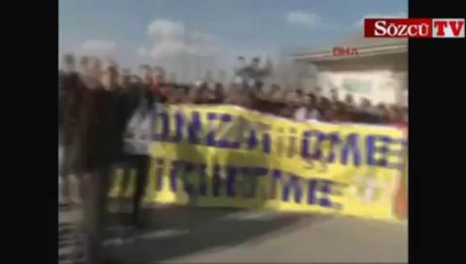 "Bonzai istemiyoruz" protestosu