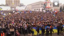 Multitudinaria manifestación en Kiev contra las políticas restrictivas de Yanukóvich