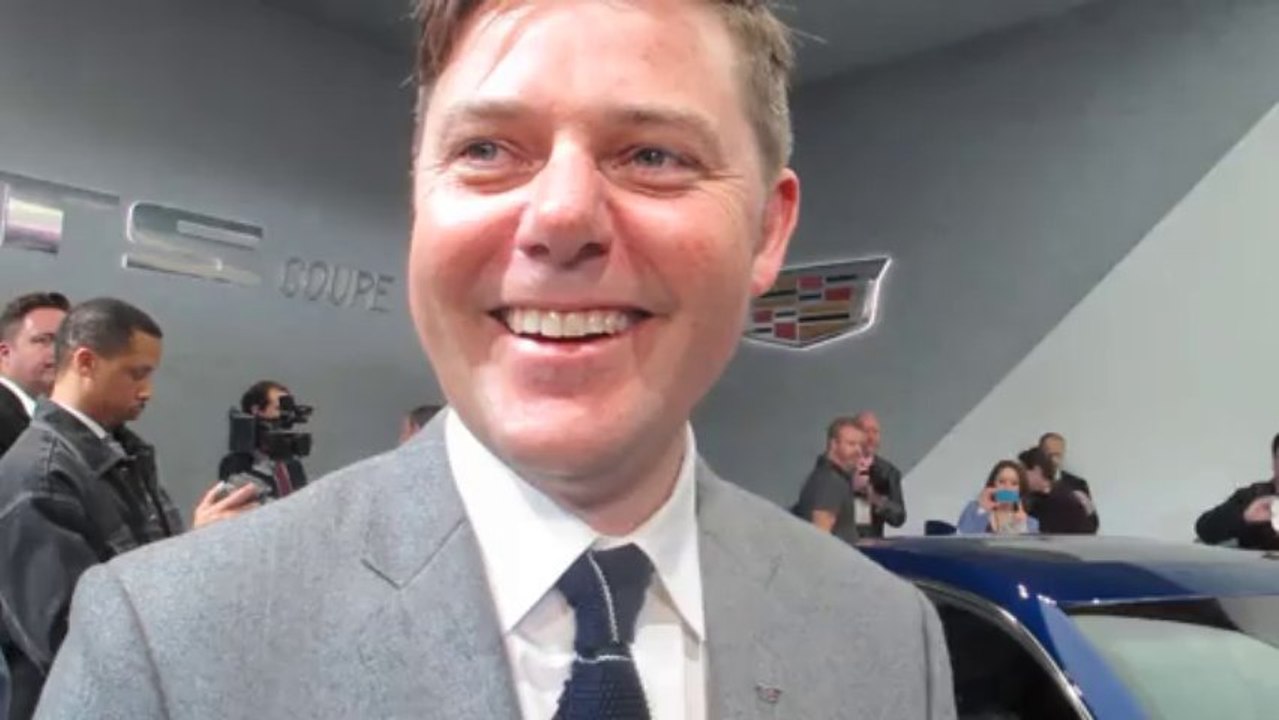 CADILLAC 2015 ATS Coupe -- Bob Ferguson on Global Image at NAIAS NewCarNews.TV Bob Giles