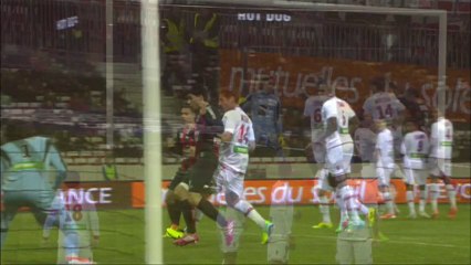 But Christian BRÜLS (5ème) - OGC Nice - AC Ajaccio - (2-0) - 18/01/14