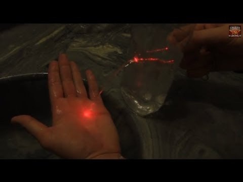 Bending the light - science experiment