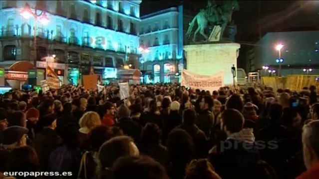 Libertad para detenidos en la concentración apoyo Gamonal