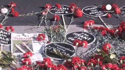 Sept ans après le meurtre d'un journaliste turco-arménien, des manifestants demandent justice