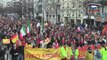 Les militants pro-vie défilent à Paris sous les couleurs espagnoles