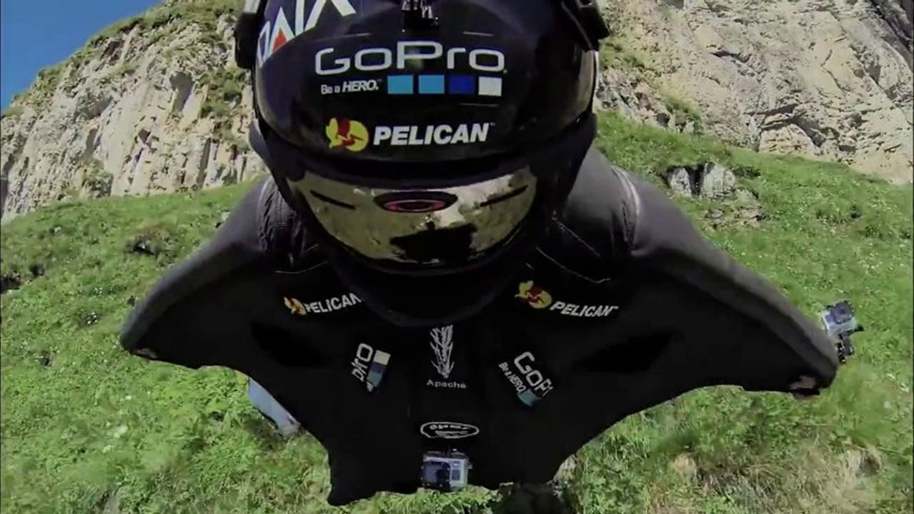 Barn Storming with Jeb Corliss - wingsuit