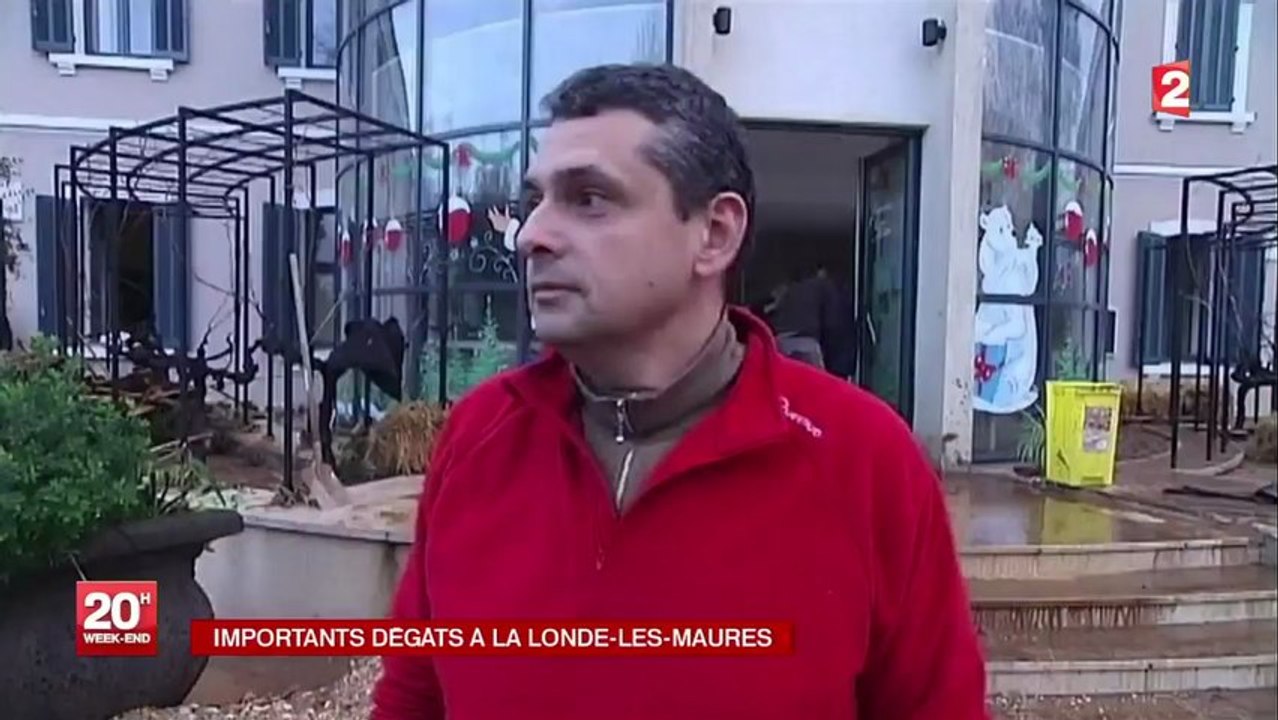 Var : la petite de commune de La Londe-Les Maures frappée par inondations