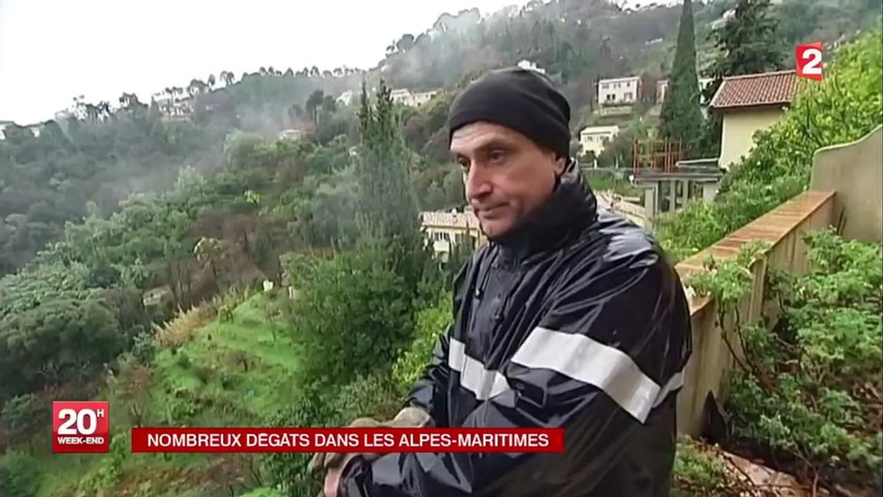 Menton et sa région constatent les dégâts considérables après les pluies