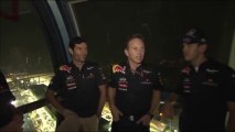 Formula 1 2011: Vettel, Webber, Horner, Newey interview (2011 Singapore Grand Prix) (Short Interview)