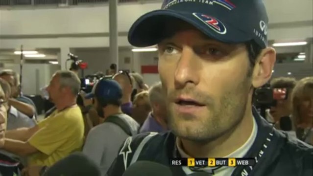 BBC F1 2011: Mark Webber disappointed with his start (2011 Singapore Grand Prix)