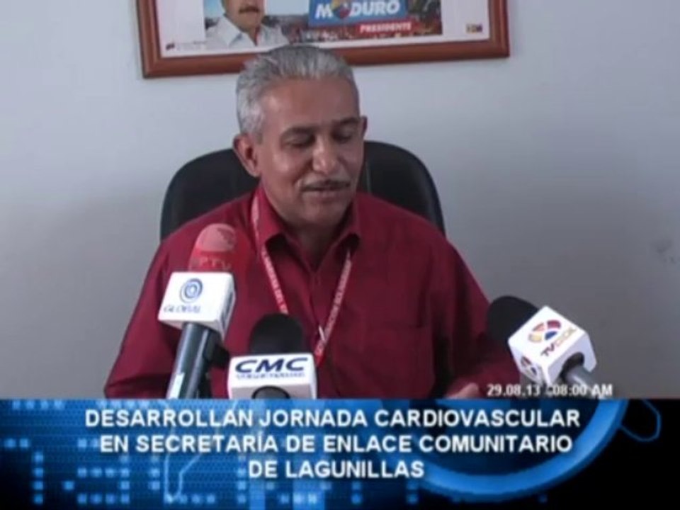 desarrollan jornada cardiovascular en secretaria de enlace comunitarios de lags. - 29.08.13
