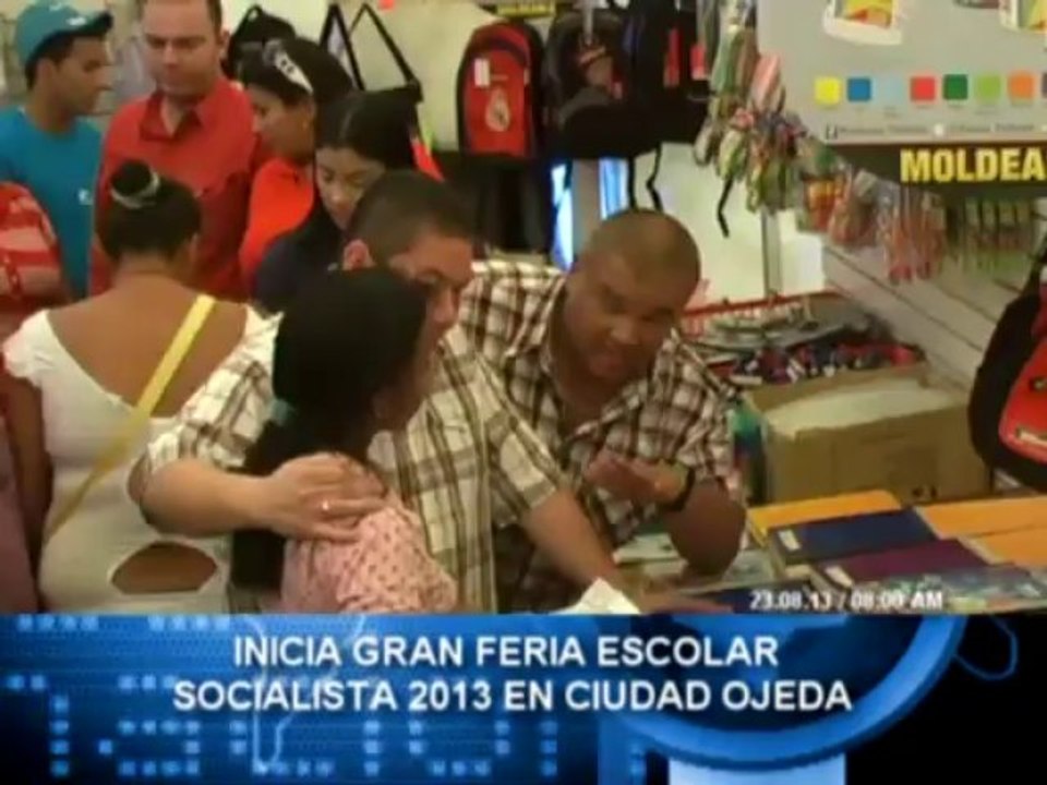 Inicia gran feria escolar socialista 2013 en ciudad ojeda - 23.08.13
