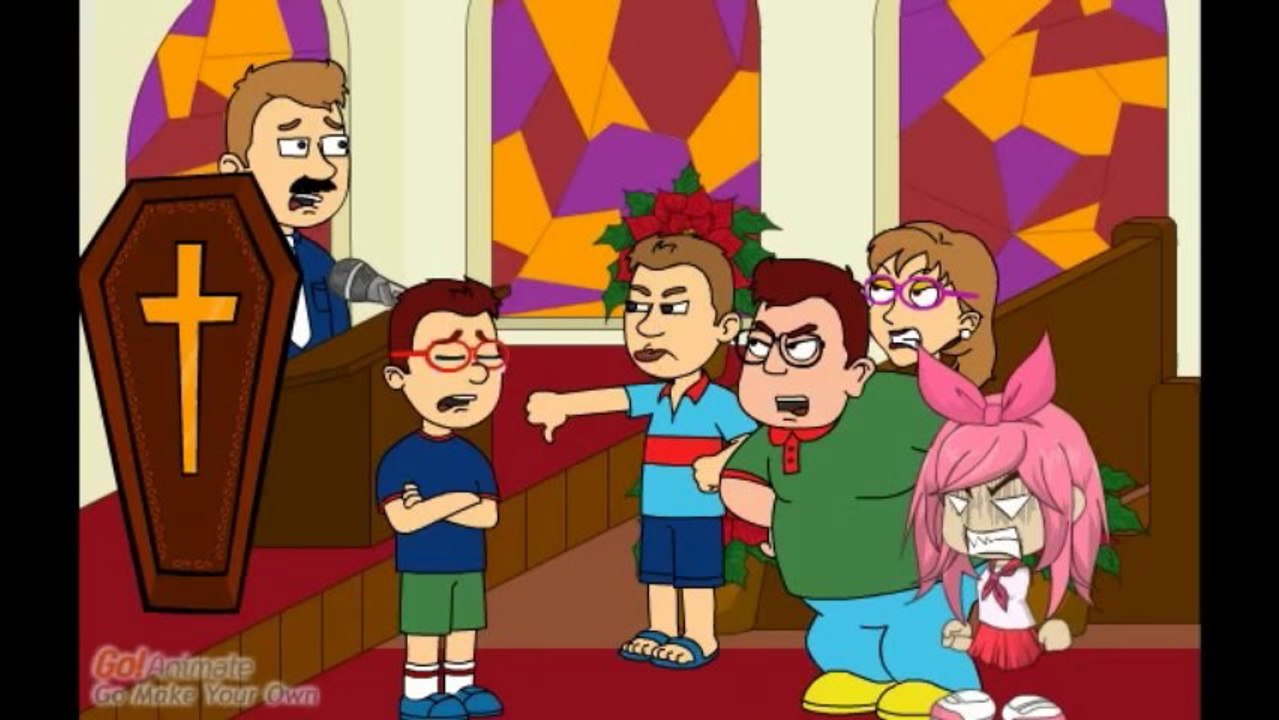 Eric Misbehaves at a Funeral and gets Grounded