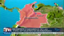 Ejército colombiano mata al comandante Franklin y a 8 guerrilleros más