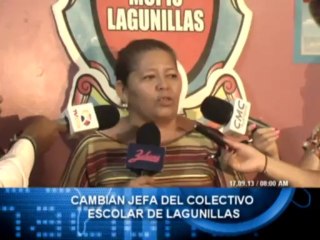 Fue juramentada nueva jefa del colectivo escolar Lags., Gladys Carrasco. 17.09.13