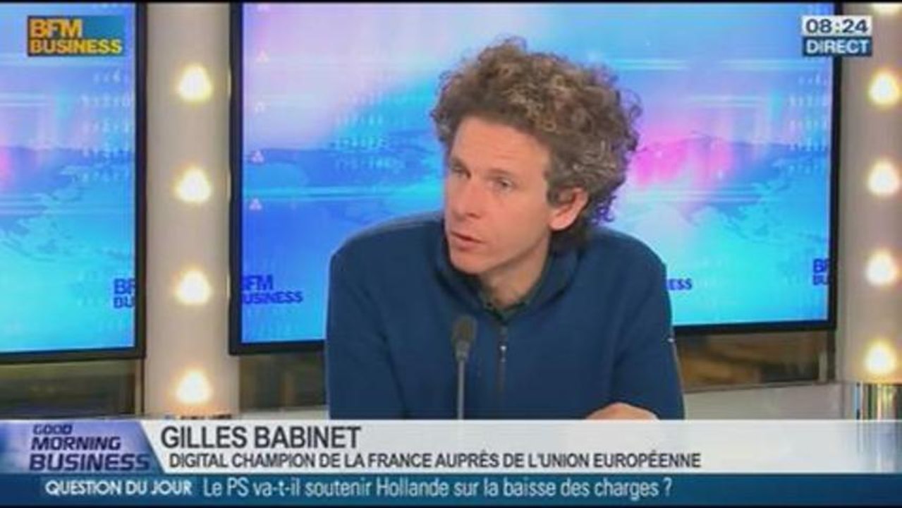 Ère Numérique: "L'information est le pétrole du 21ème siècle", Gilles Babinet, dans GMB - 21/01