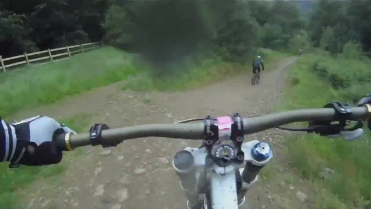 Painful Mountain Bike Accident! Go Pro HD