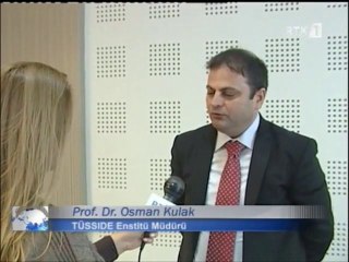 KOSOVA RTK1 Televizyon Kanalı' nın TÜBİTAK TÜSSİDE Enstitü Müdürü Prof.Dr.Osman KULAK ile röportajı