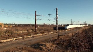 trains en region de Montpellier en decembre 2013 Partie 1