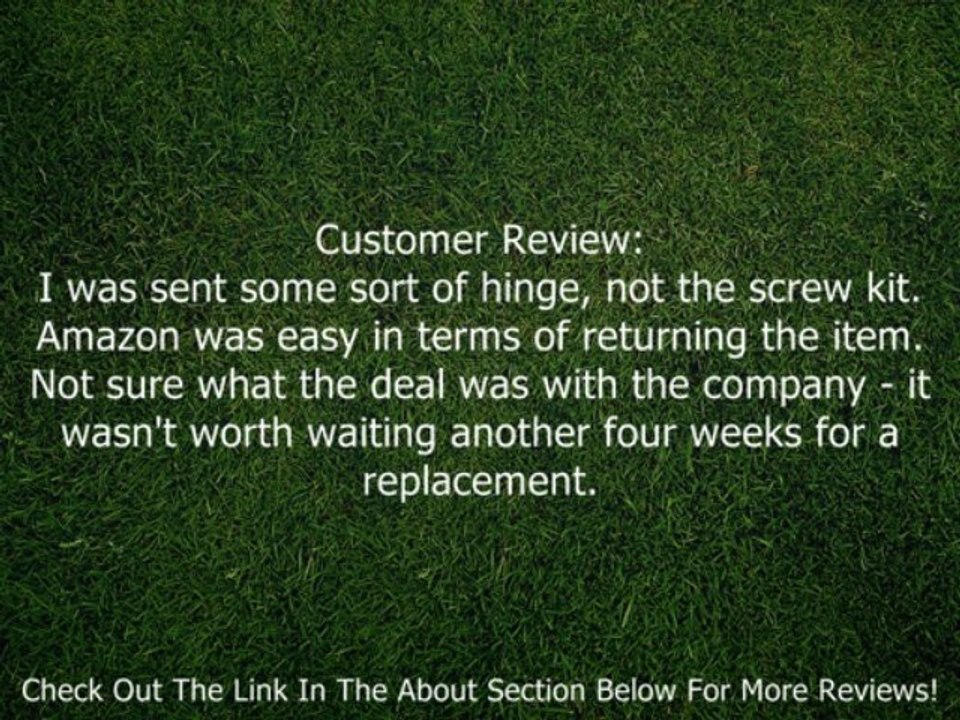 Dorman HELP! 49258 License Plate Screw Kit Review