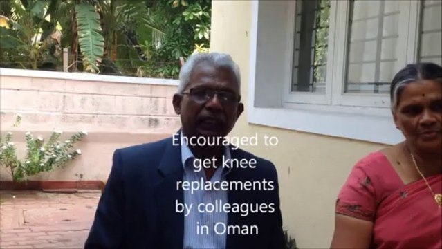 Total knee replacement surgery in India - Sri Lankan patient testimonial
