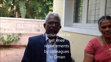 Total knee replacement surgery in India - Sri Lankan patient testimonial