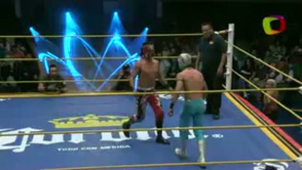 Shockercito & Stukita vs Pequeño Nitro & Pierrothito