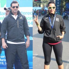 Celebs galore at Mumbai Marathon