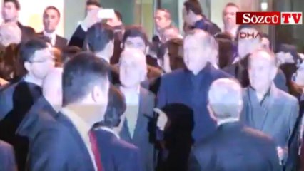 Erdoğan elleriyle 10 işareti yaptı