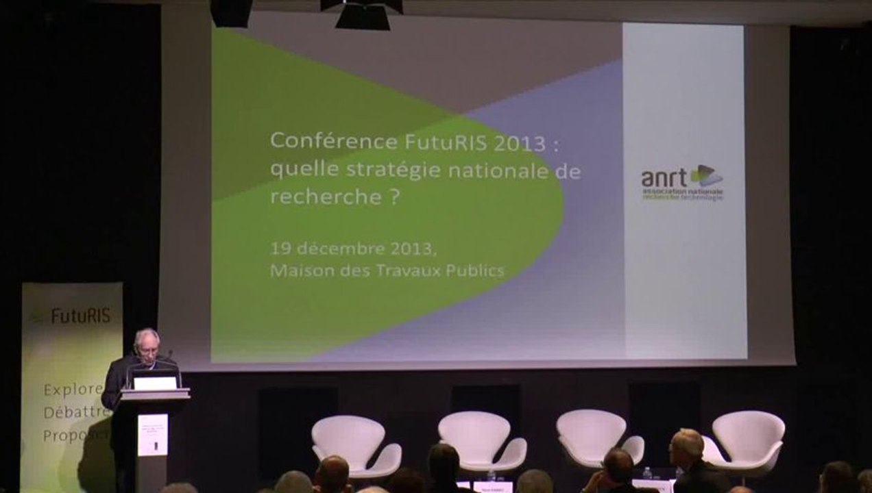 FutuRIS 2013 : Jacques LESOURNE,  président du comité de direction de FutuRIS, ANRT