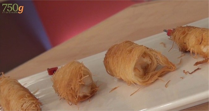 Recette de Croustillants de langoustine en kadaïf - 750 Grammes