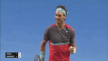 Australian Open 2014 R4 Rafael Nadal vs. Kei Nishikori: Highlights