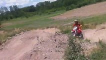 Dirt Bike Jump! - Kid Jumps Over A Guy With A Death Wish